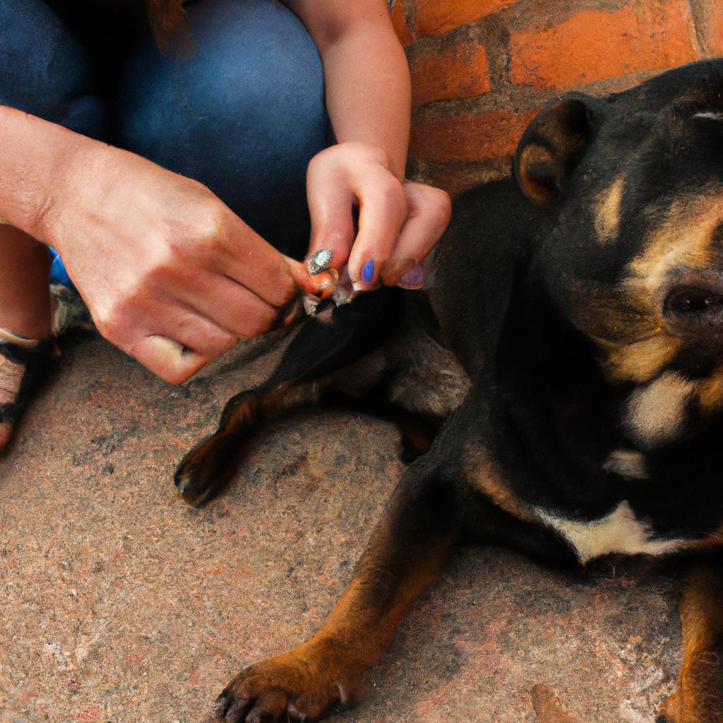 Sanitary Trim: Nail Trimming in Dog Grooming Salon